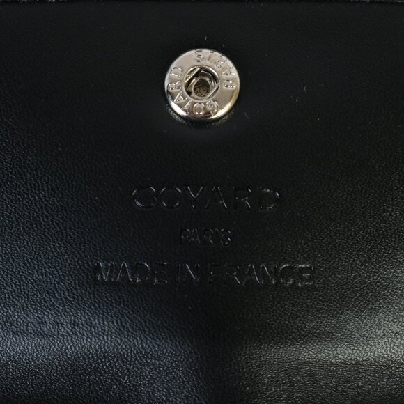 GOYARD ANJOU SAINT LOUIS TOTE BROWN BLACK LOGO INSIDE POUCH COIN PURSE ONLY - Picture 6 of 8